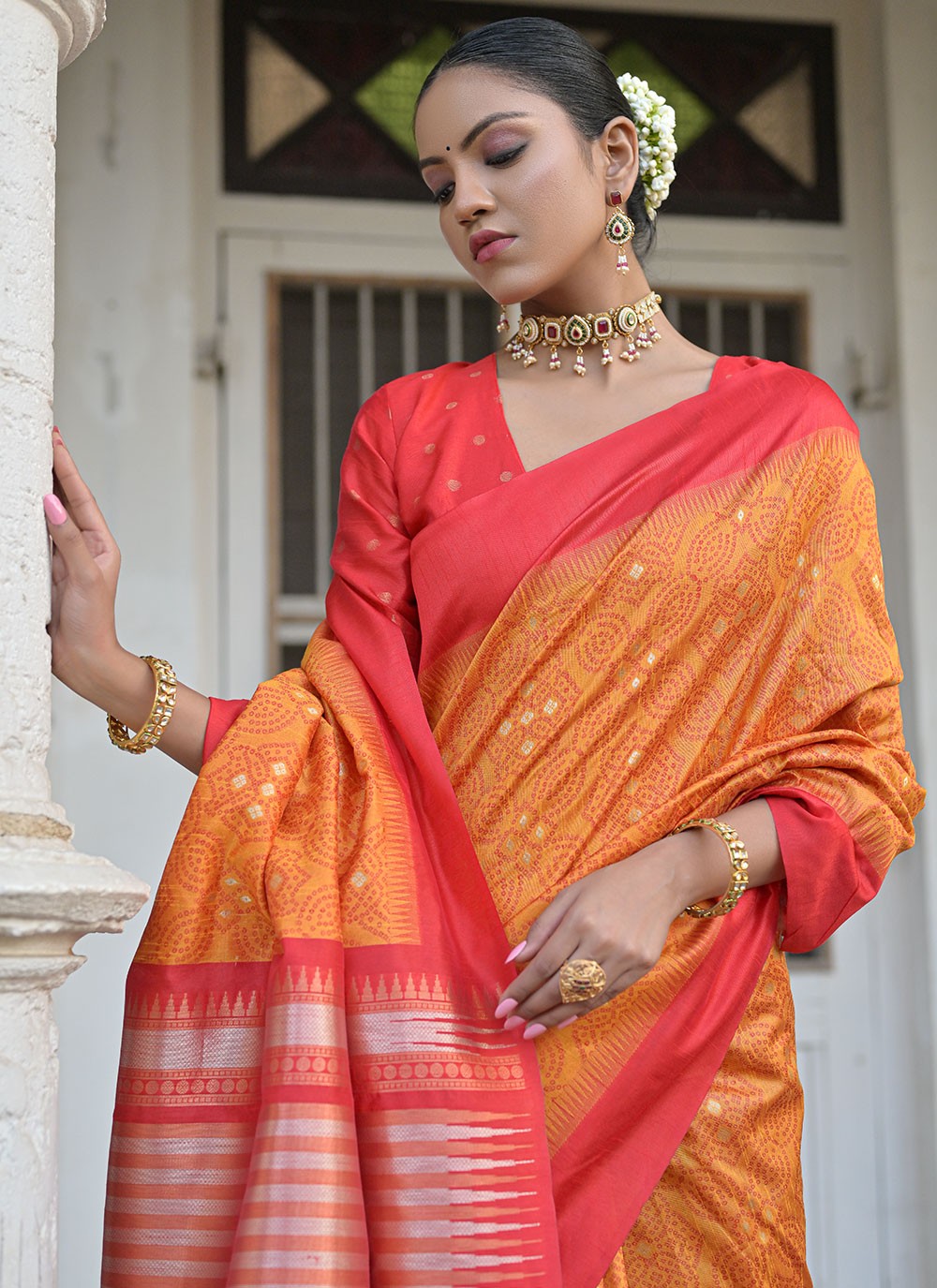 Classic Woven Raw Silk Saree - S6668