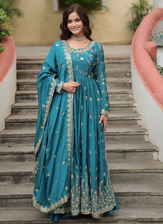 Chinon Salwar Suit - T3928