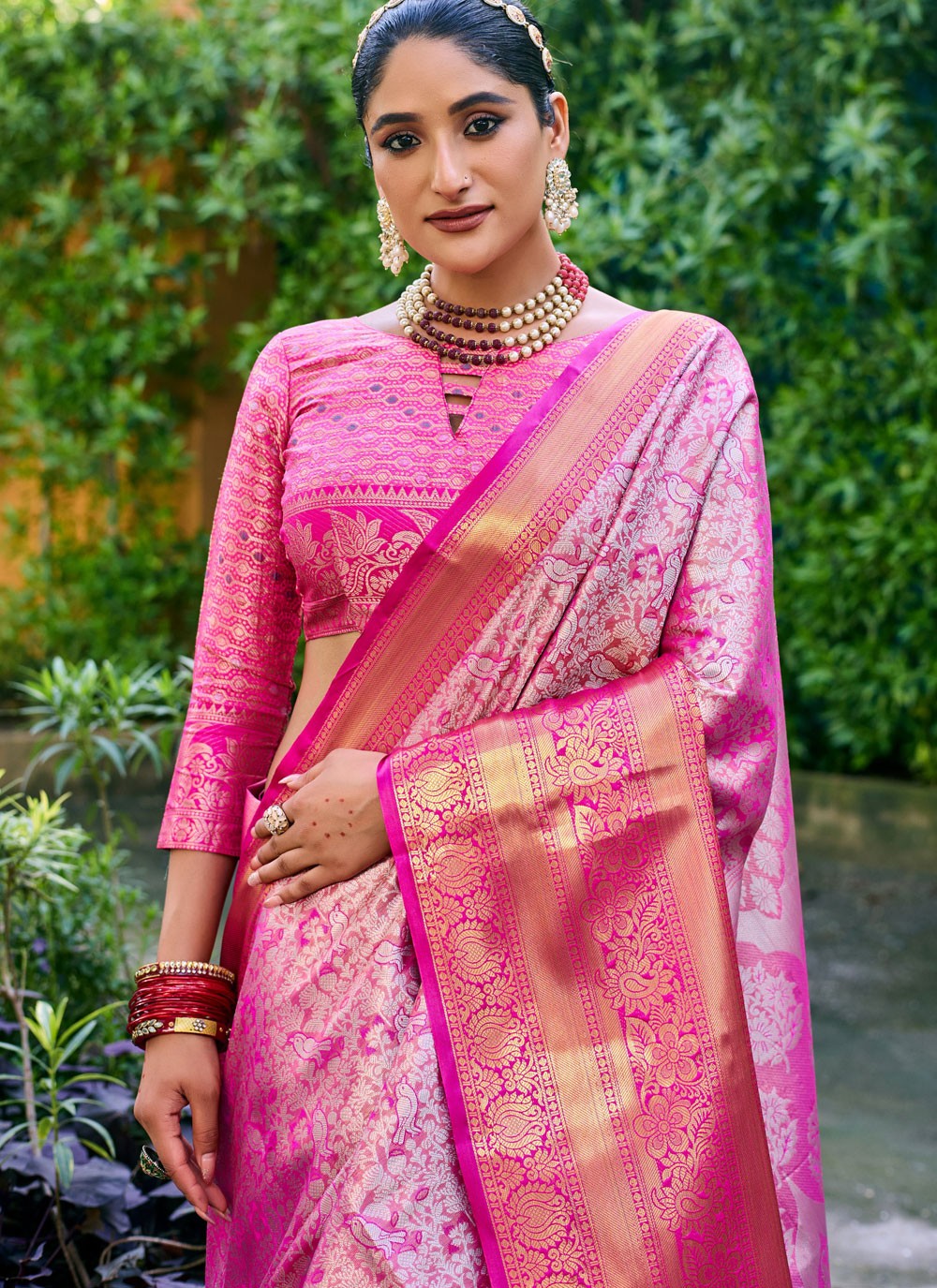 Woven, Zari Banarasi Silk Saree - S12256
