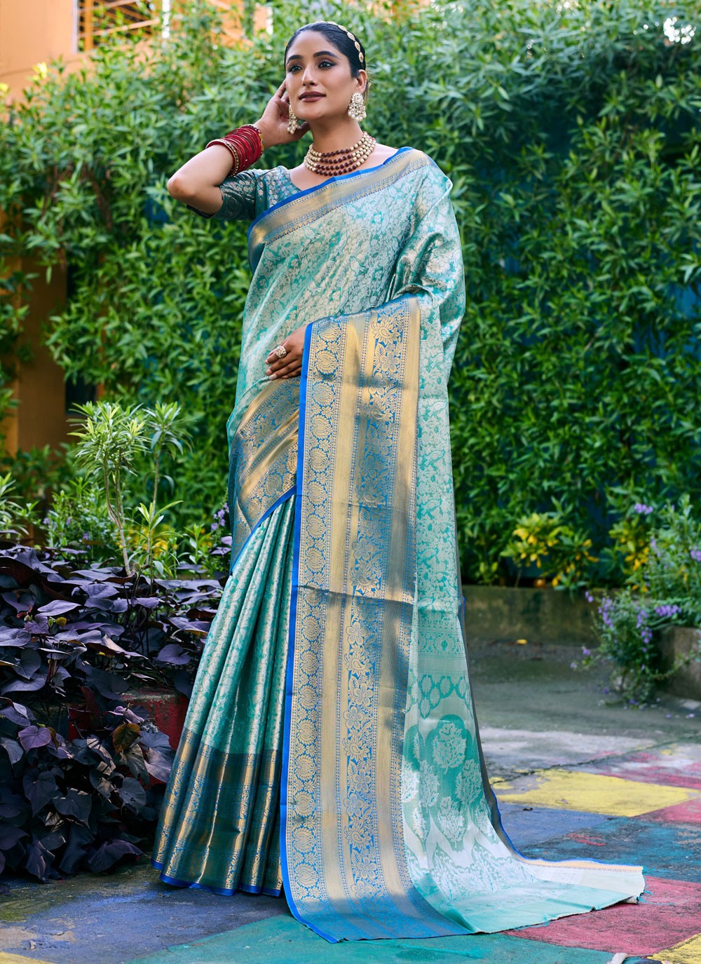 Woven, Zari Banarasi Silk Saree - S12256