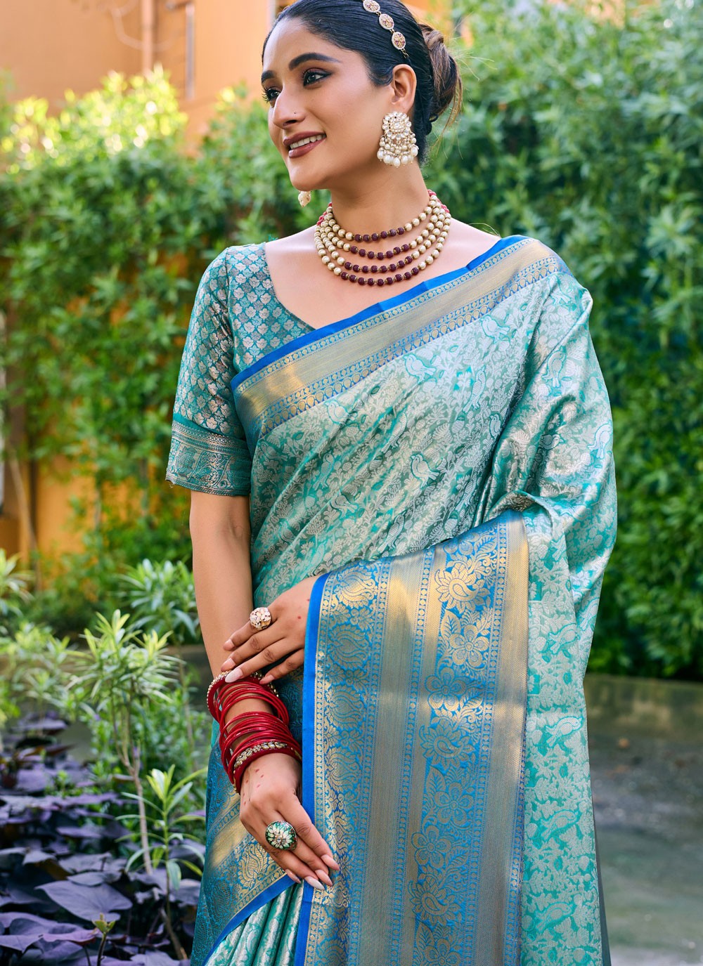Woven, Zari Banarasi Silk Saree - S12256