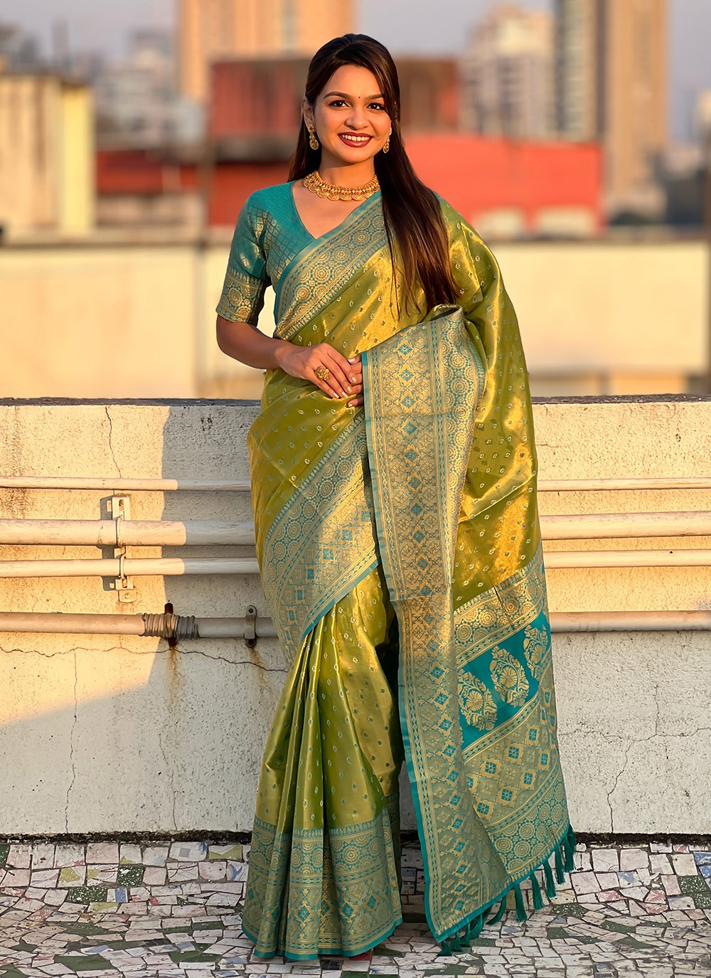 Woven, Zari Silk Saree - S11817