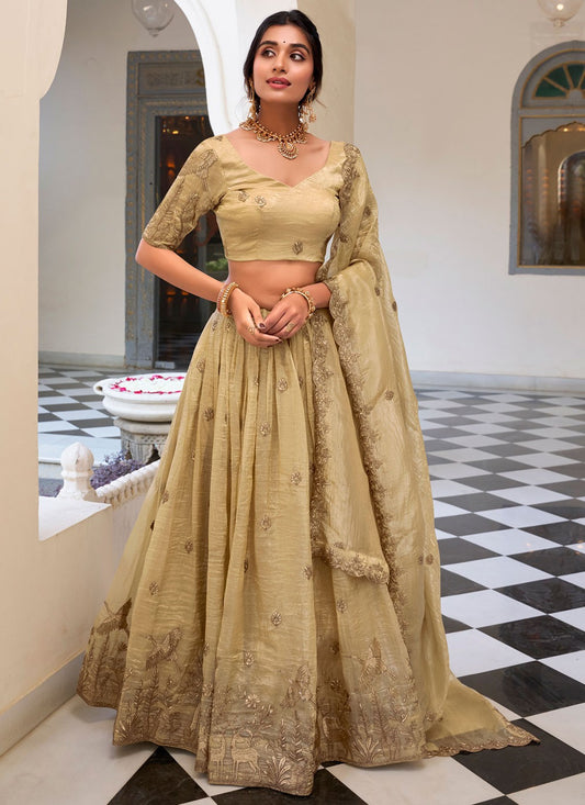 Crush Festival, Mehandi & Sangeet A - Line Lehenga L3623