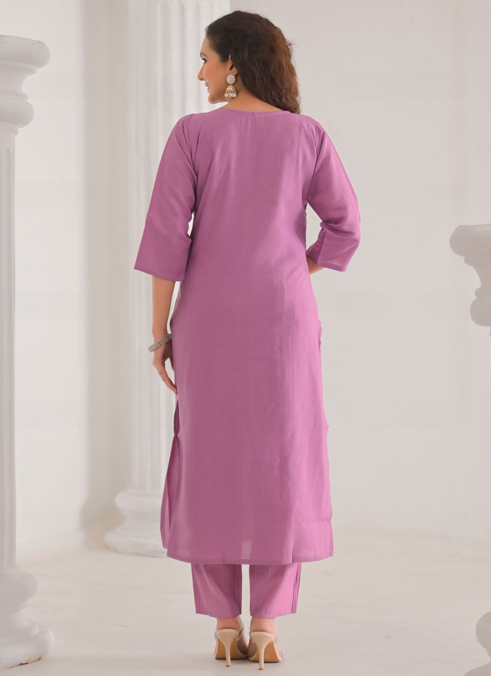 Archive Embroidered, Zari 316789 Purple T6823