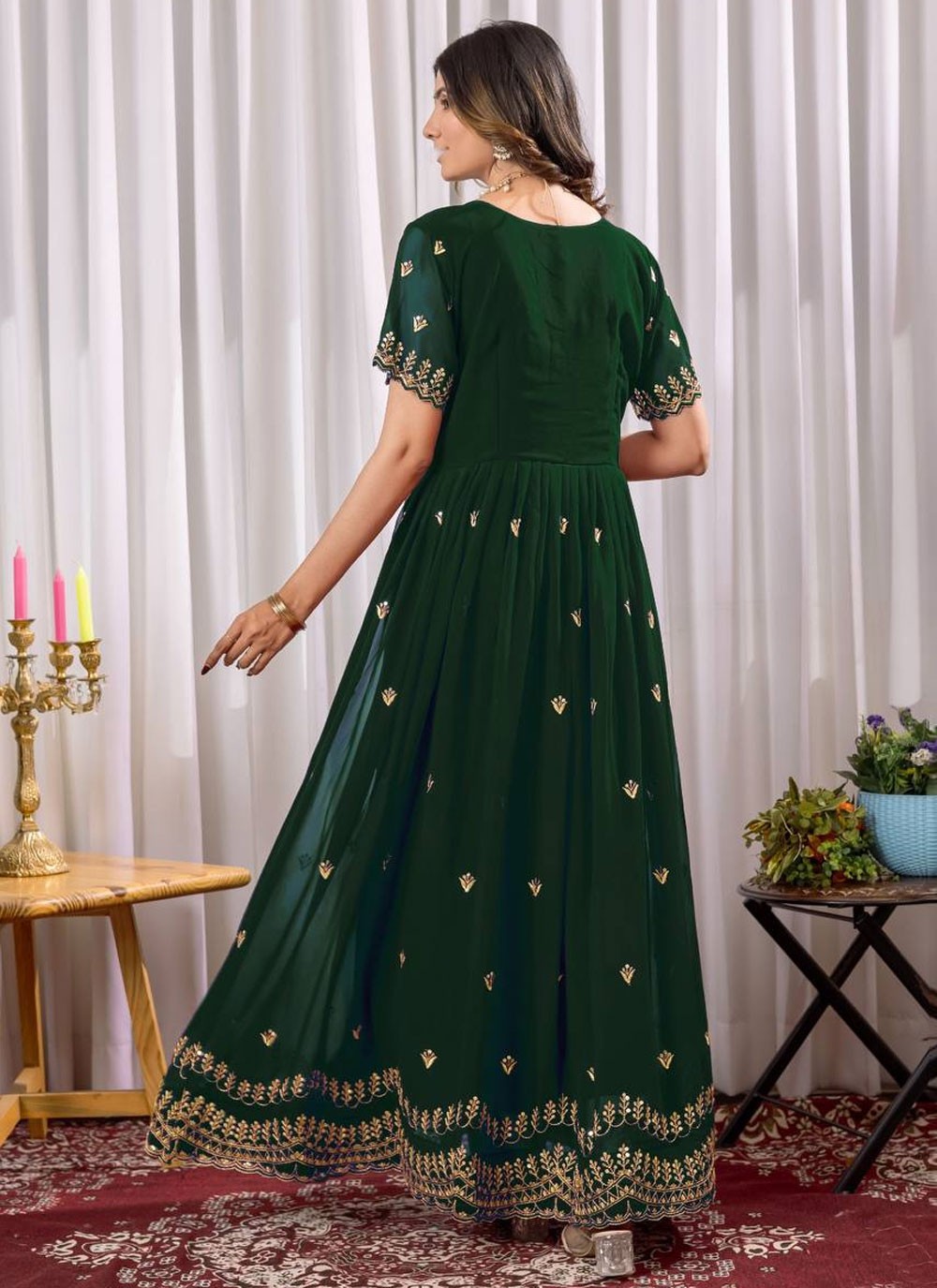 Faux Georgette Casual, Festival Gown G19867