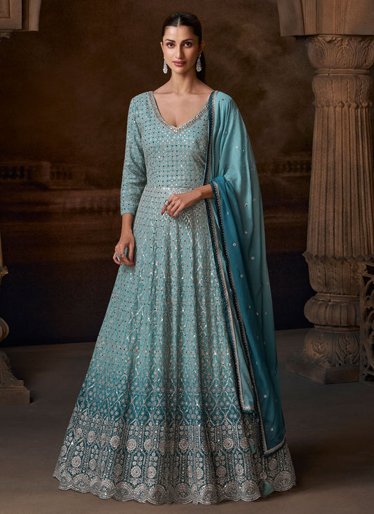 Mirror Chinon Blue Gown G19791