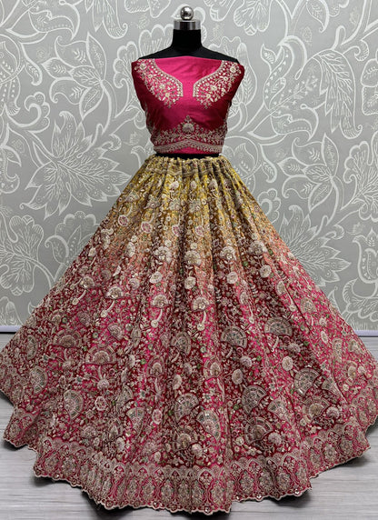 Diamond Velvet A - Line Lehenga - L2258
