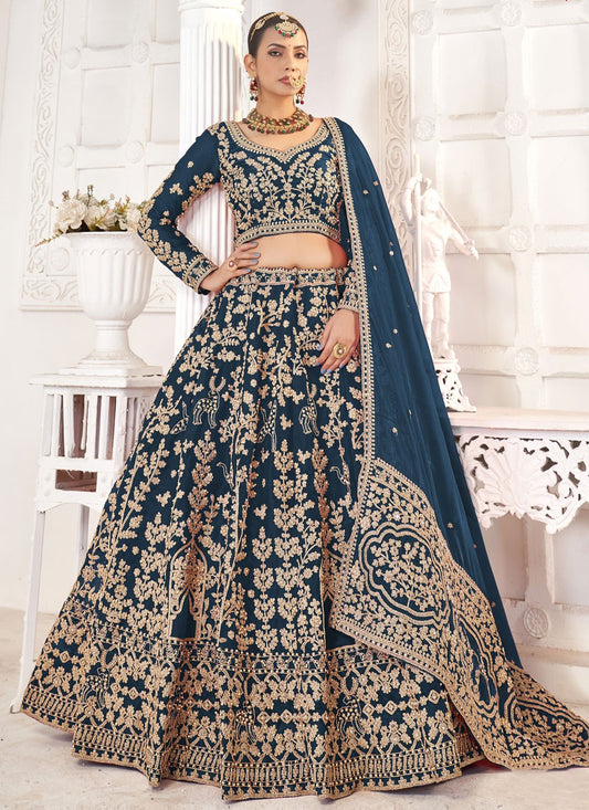 Embroidered Jimmy Chu Morpeach Lehenga Choli L3450