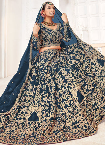 Embroidered Jimmy Chu Morpeach Lehenga Choli L3450